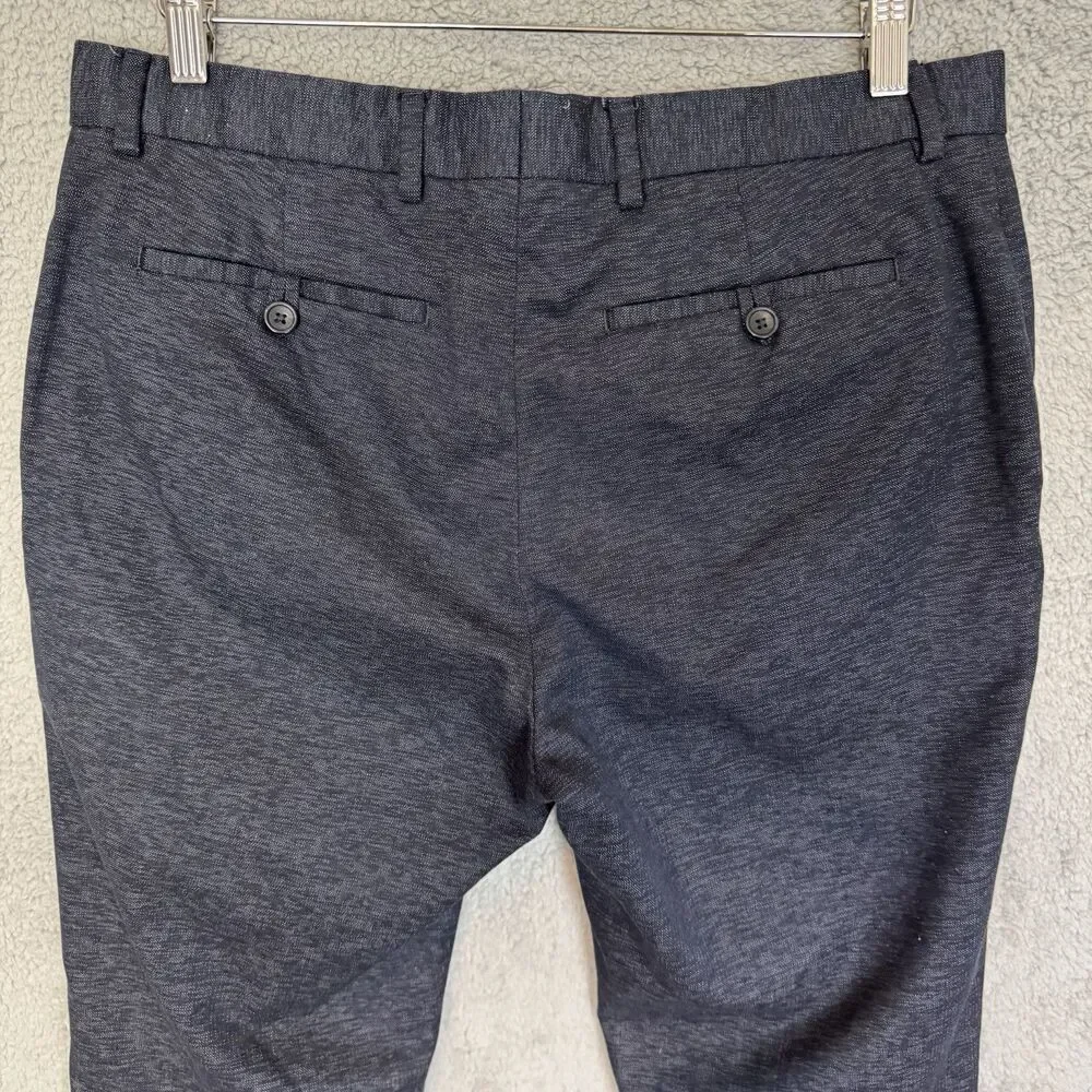Banana Republic Pants Men’s 34x32 Blue‎ Tailored Fit Cotton Dress Flat
